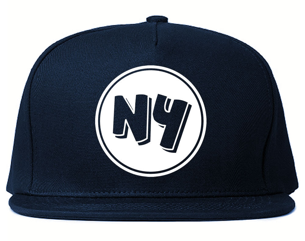 NY Circle Chest Logo Snapback Hat By Kings Of NY