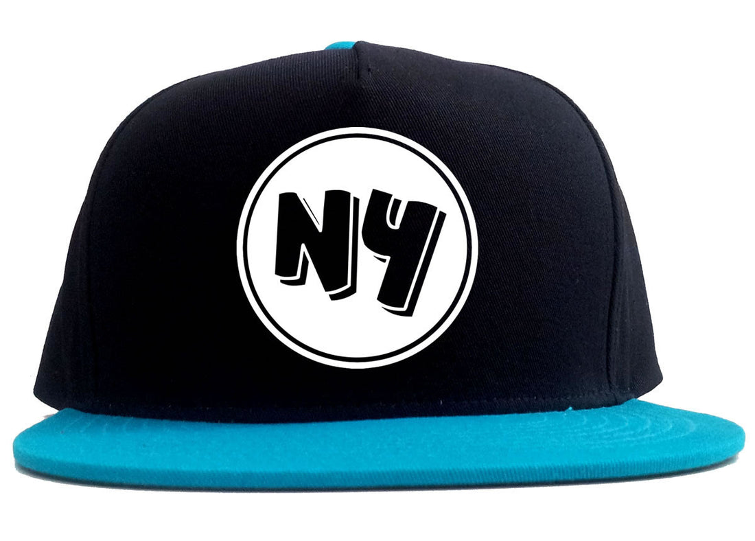 NY Circle Chest Logo 2 Tone Snapback Hat By Kings Of NY