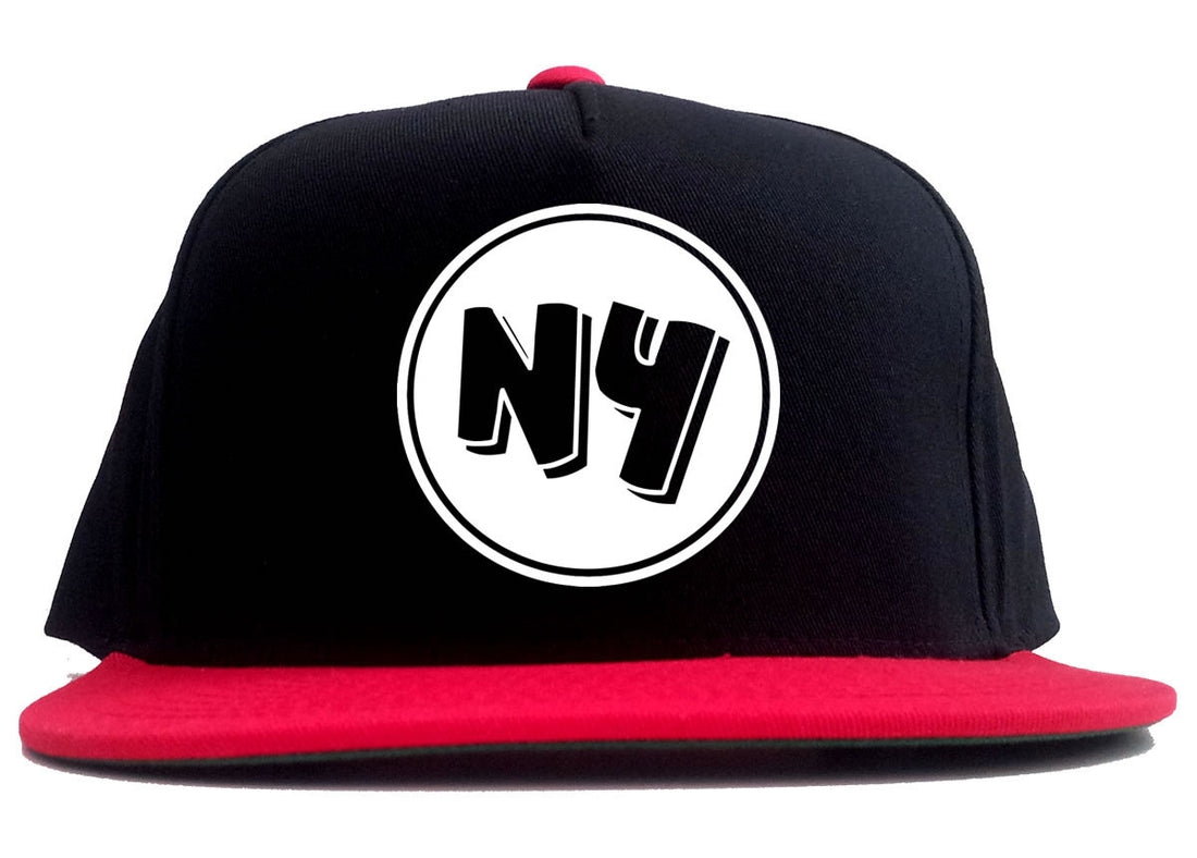 NY Circle Chest Logo 2 Tone Snapback Hat By Kings Of NY