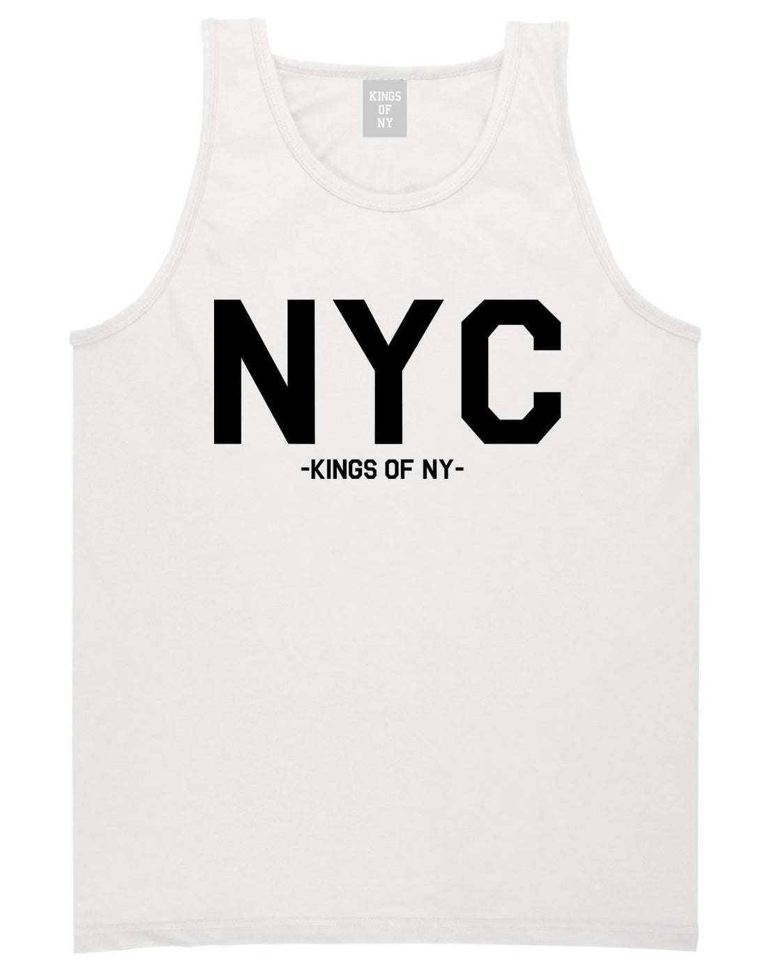 NYC City New York Tank Top in White