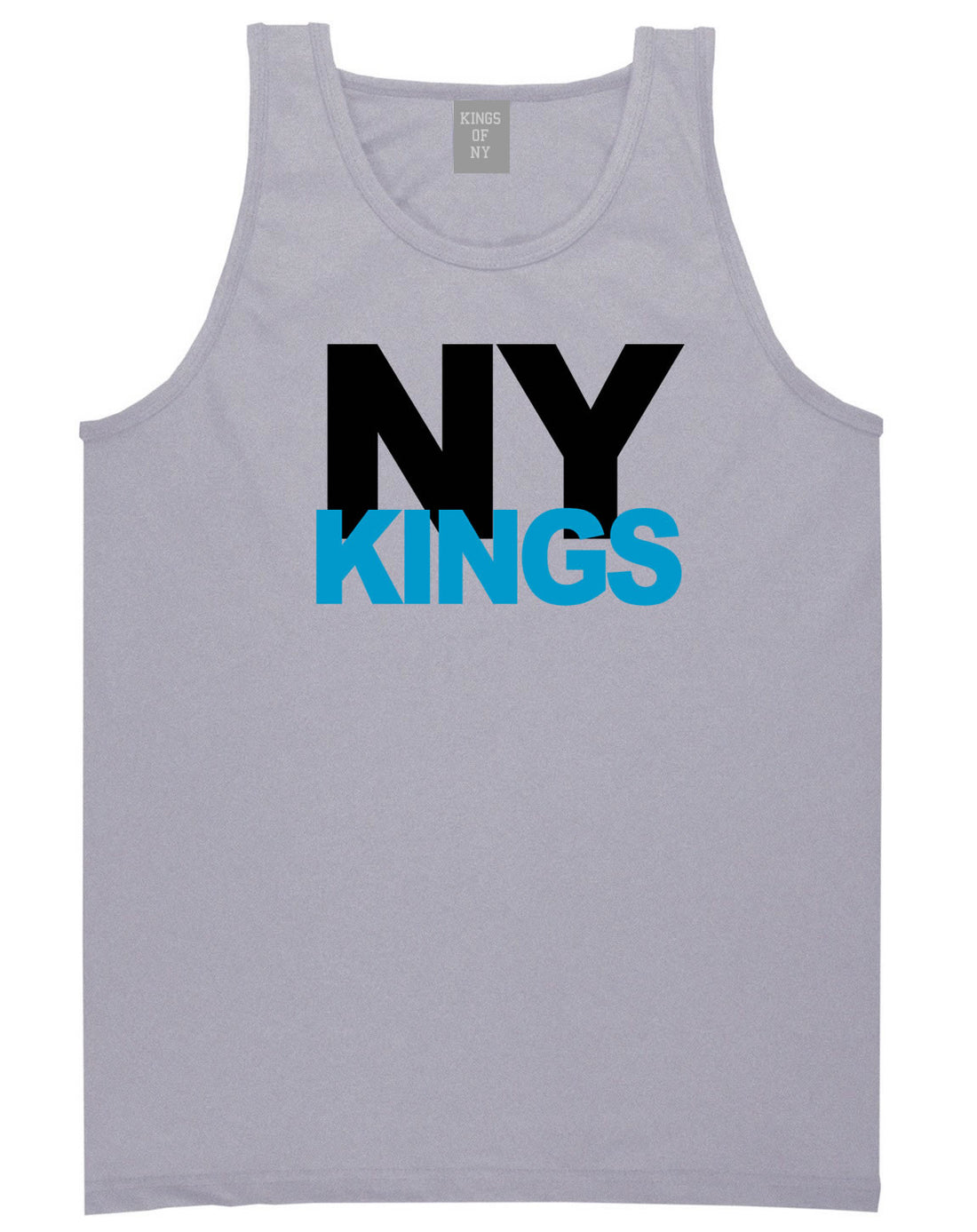 NY Kings Knows Tank Top in Grey By Kings Of NY