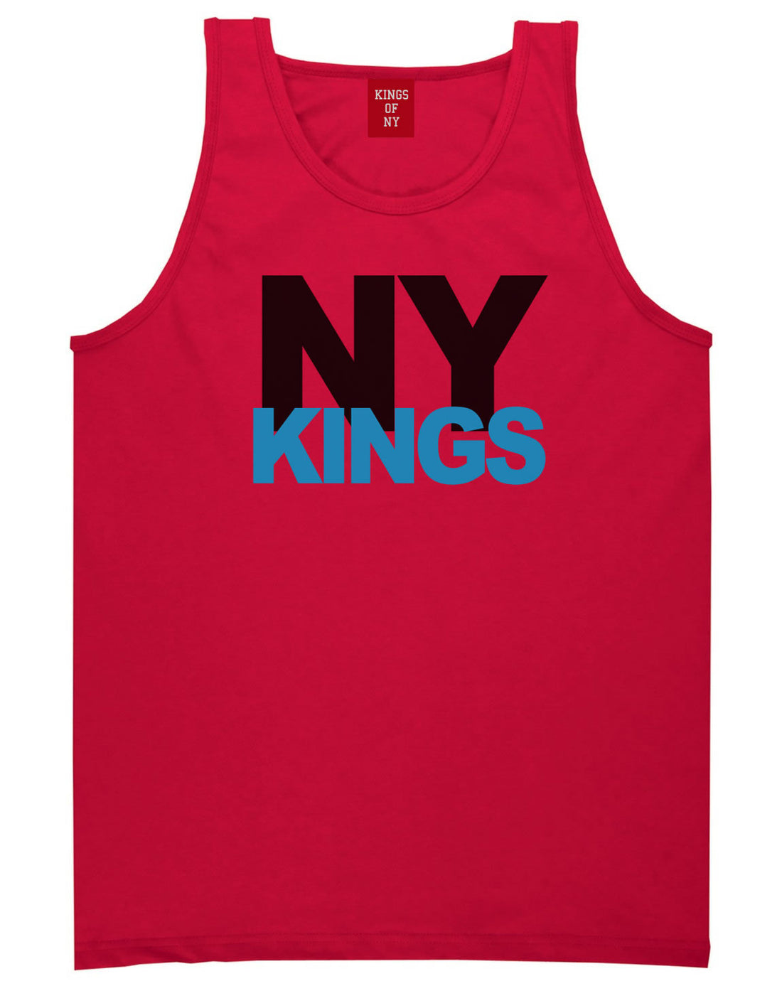 NY Kings Knows Tank Top in Red By Kings Of NY