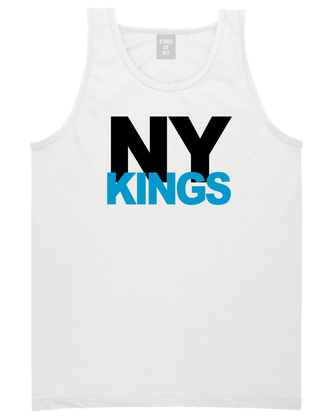NY Kings Knows Tank Top in White By Kings Of NY