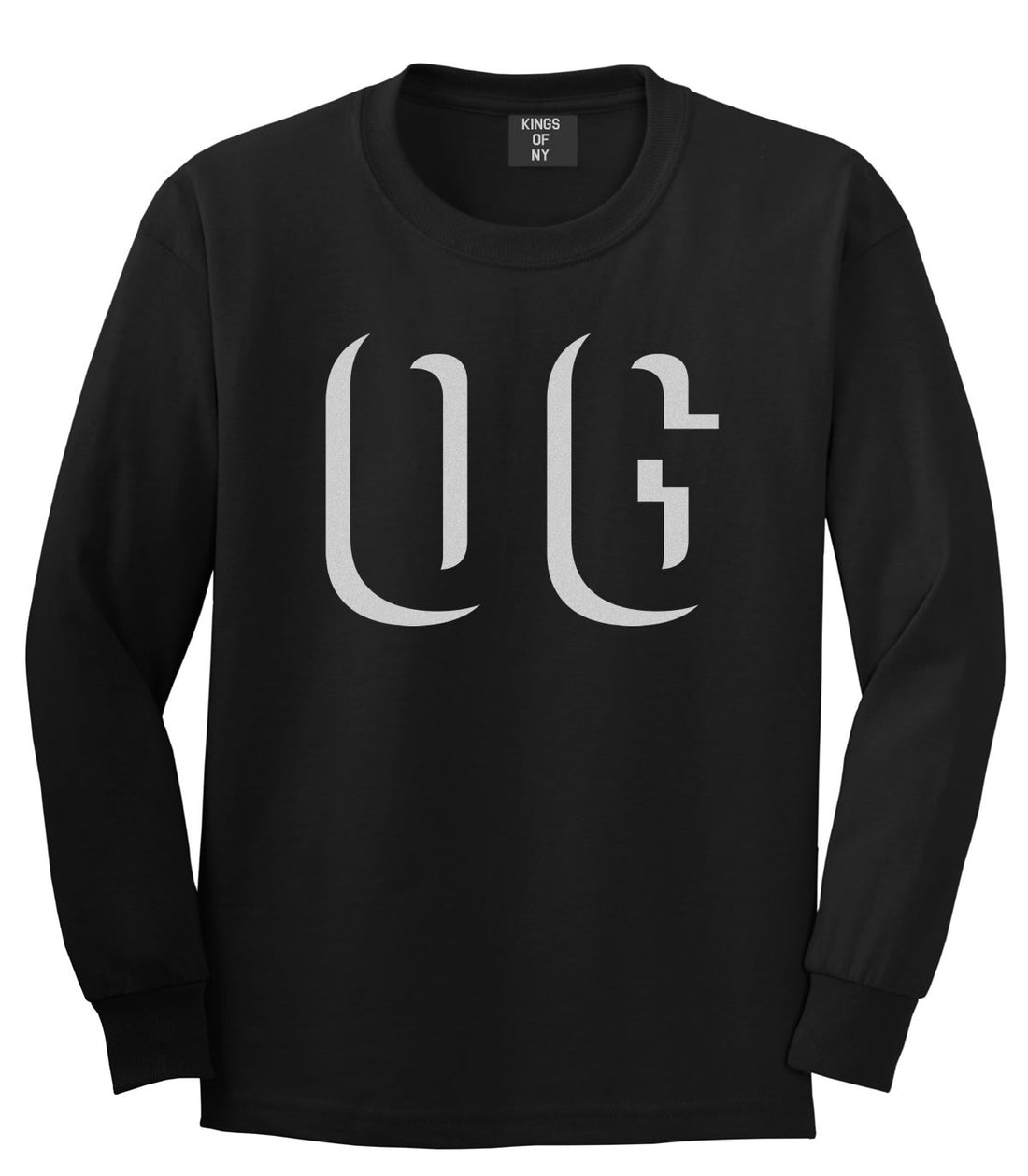 OG Shadow Originial Gangster Long Sleeve T-Shirt in Black by Kings Of NY
