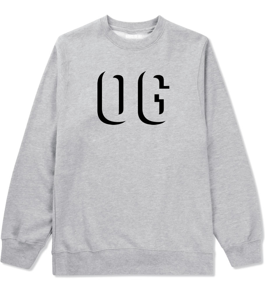 OG Shadow Originial Gangster Crewneck Sweatshirt in Grey by Kings Of NY