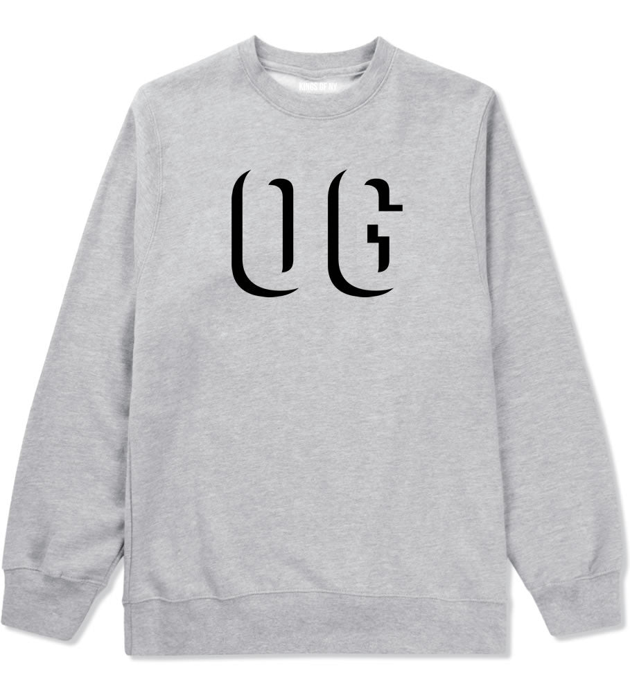 OG Shadow Originial Gangster Boys Kids Crewneck Sweatshirt in Grey by Kings Of NY