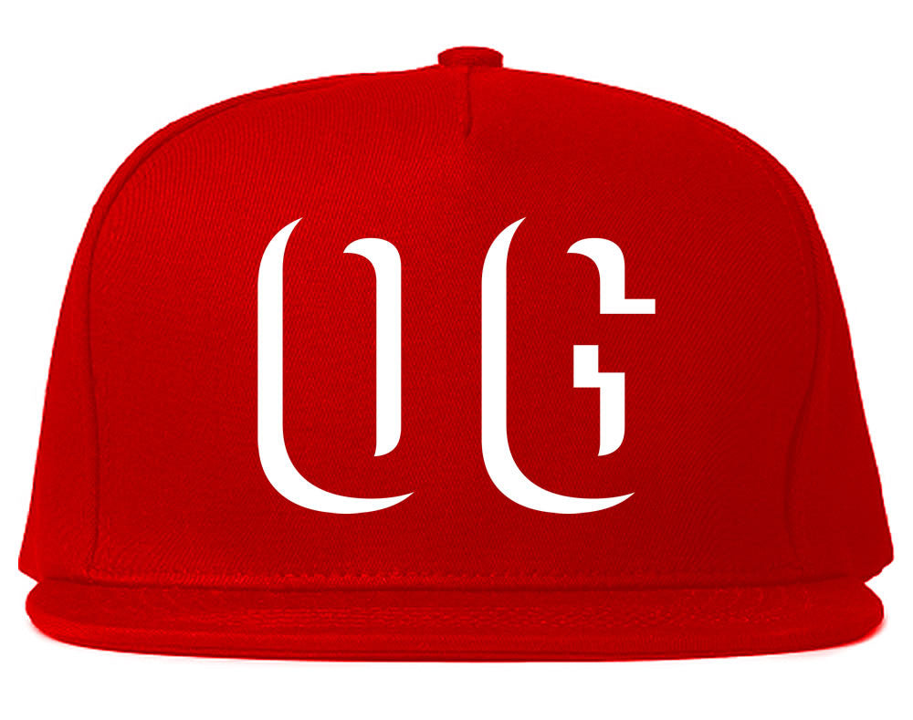 OG Shadow Originial Gangster Snapback Hat in Red by Kings Of NY