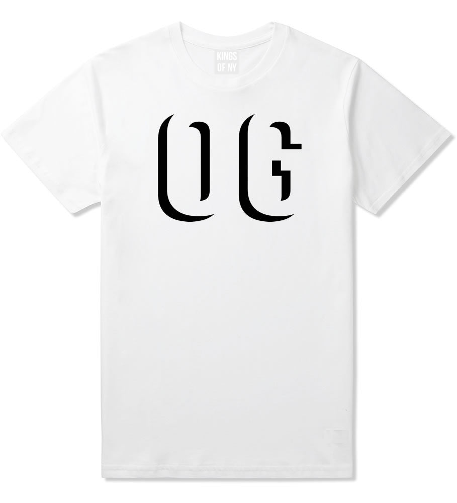 OG Shadow Originial Gangster T-Shirt in White by Kings Of NY