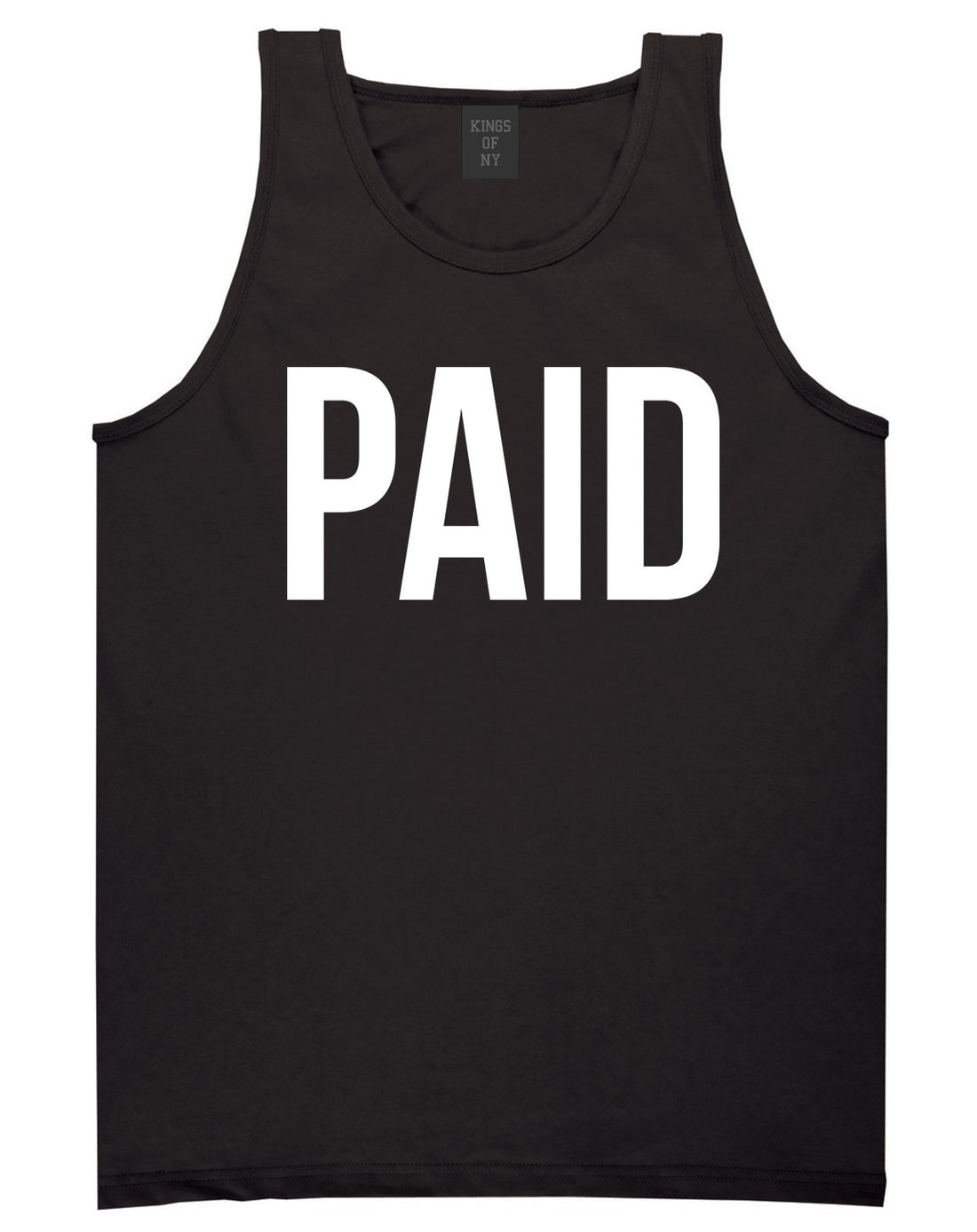 Kings Of NY Paid Tank Top in Black