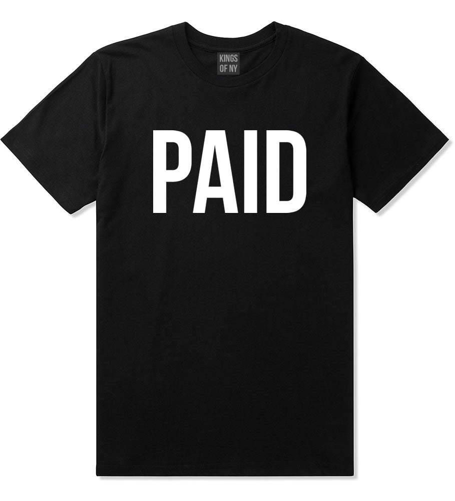 Kings Of NY Paid T-Shirt in Black