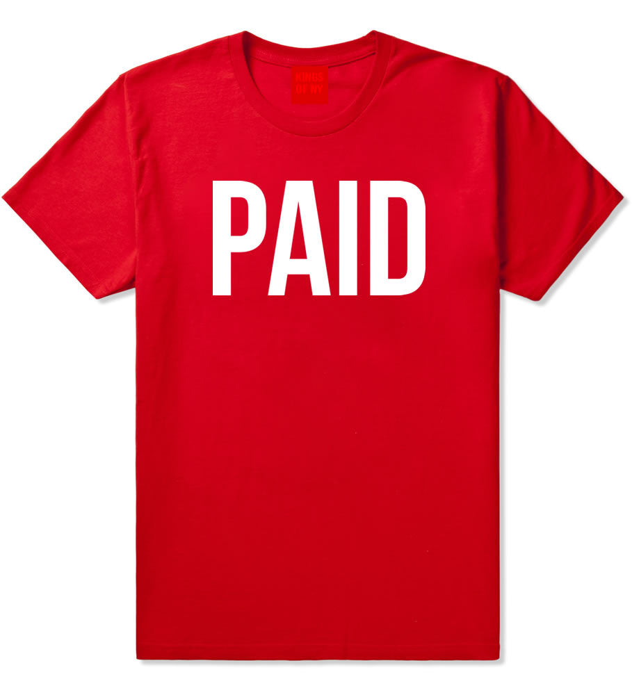 Kings Of NY Paid T-Shirt in Red