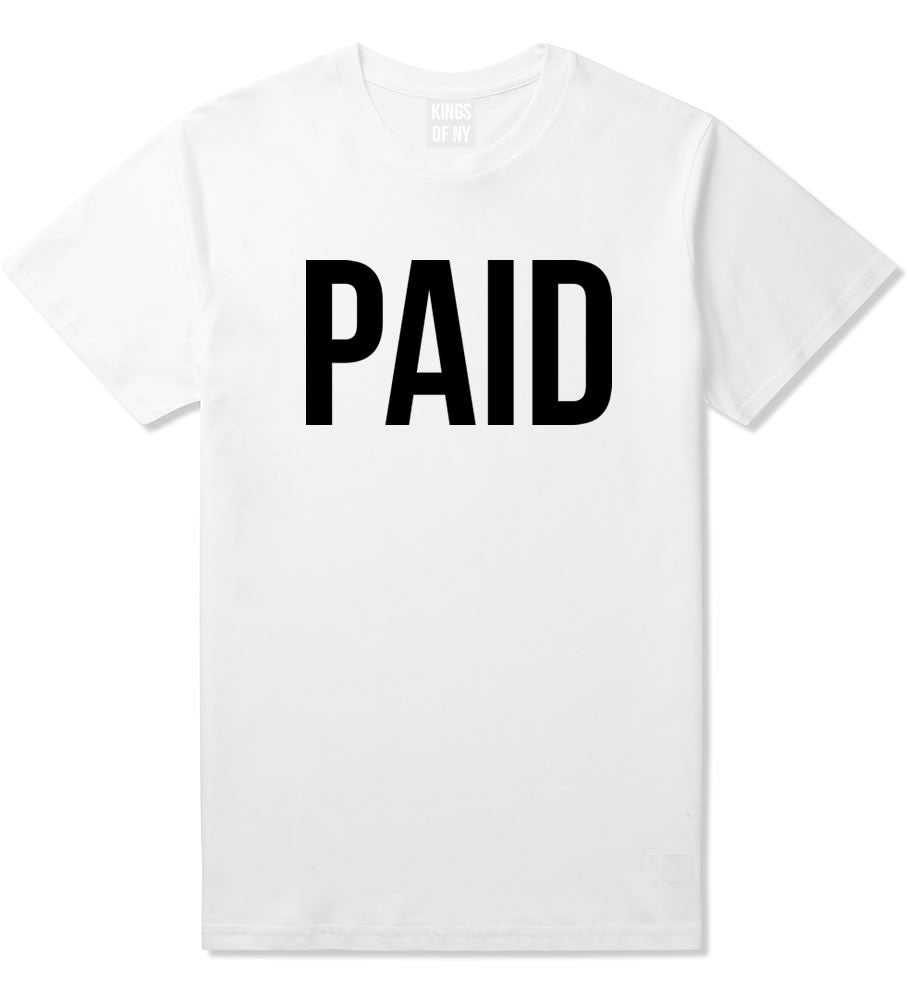 Kings Of NY Paid T-Shirt in White