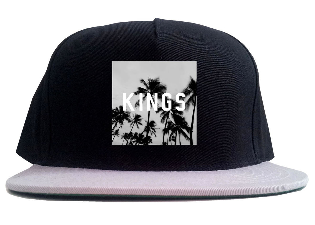 Kings Palm Trees Logo 2 Tone Snapback Hat By Kings Of NY