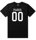 Paris Team 00 Jersey Boys Kids T-Shirt in Black By Kings Of NY