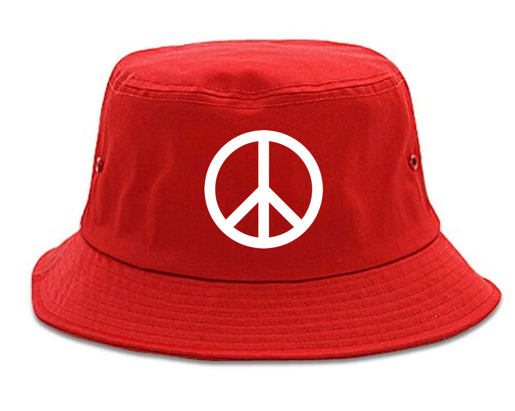 Peace Sign Symbol Emoji Meme Bucket Hat Cap