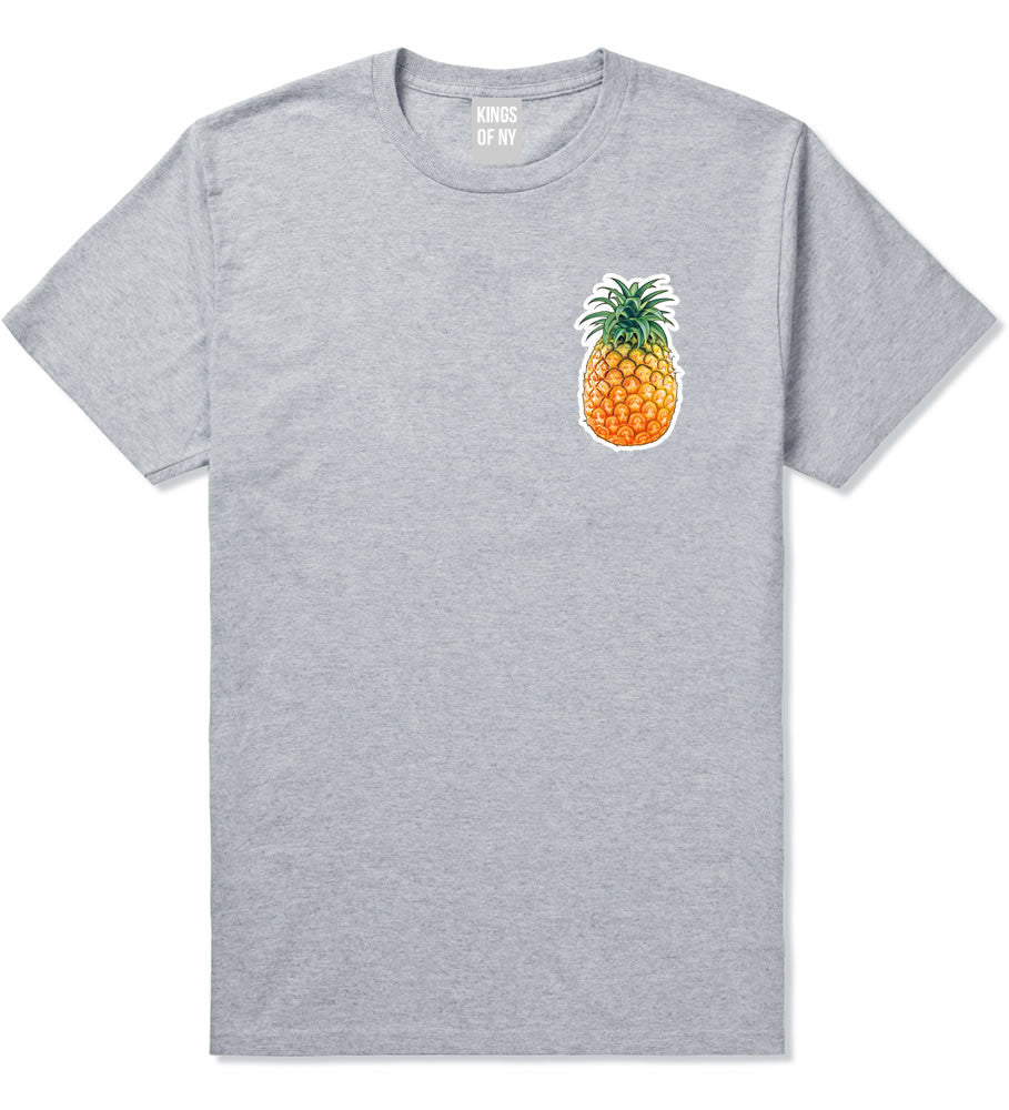 Pineapple Chest Logo Meme T Shirt KINGS OF NY