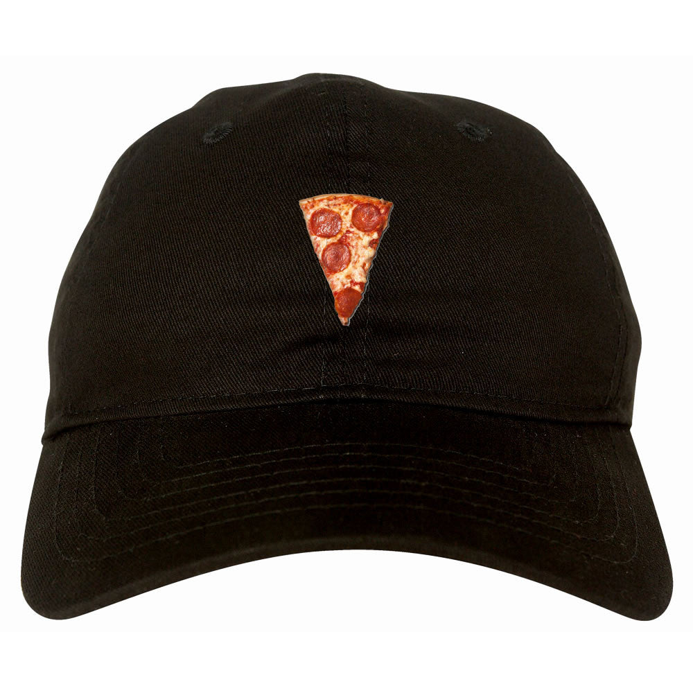 Real Pizza with Pepperoni Emoji Meme Dad Hat Cap