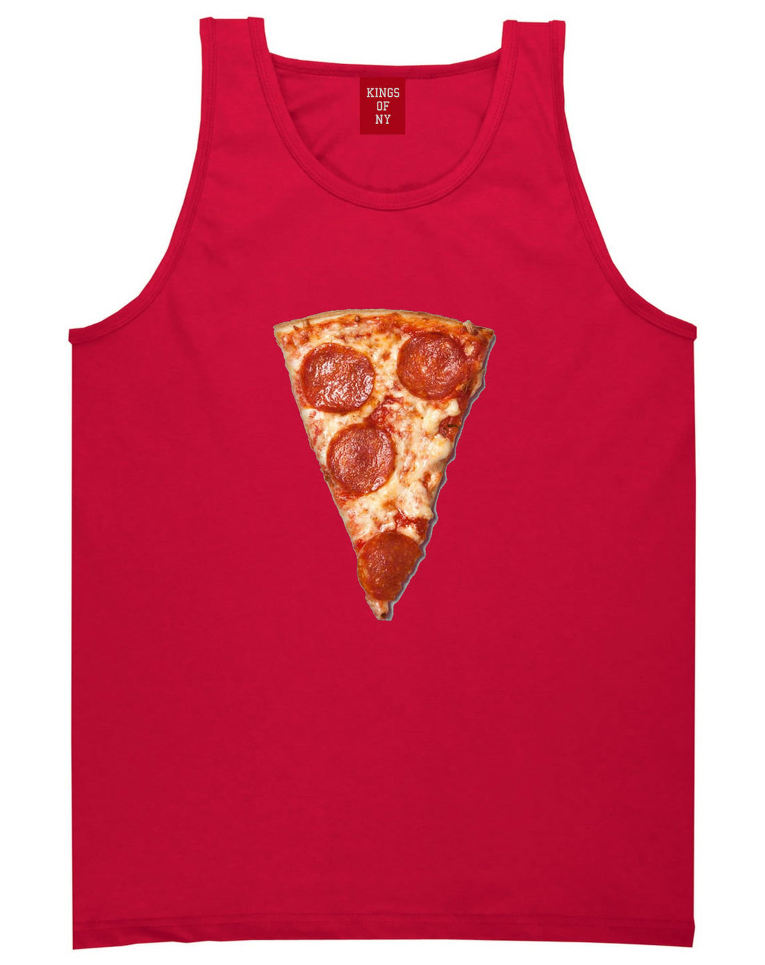 Real Pizza with Pepperoni Emoji Meme Tank Top
