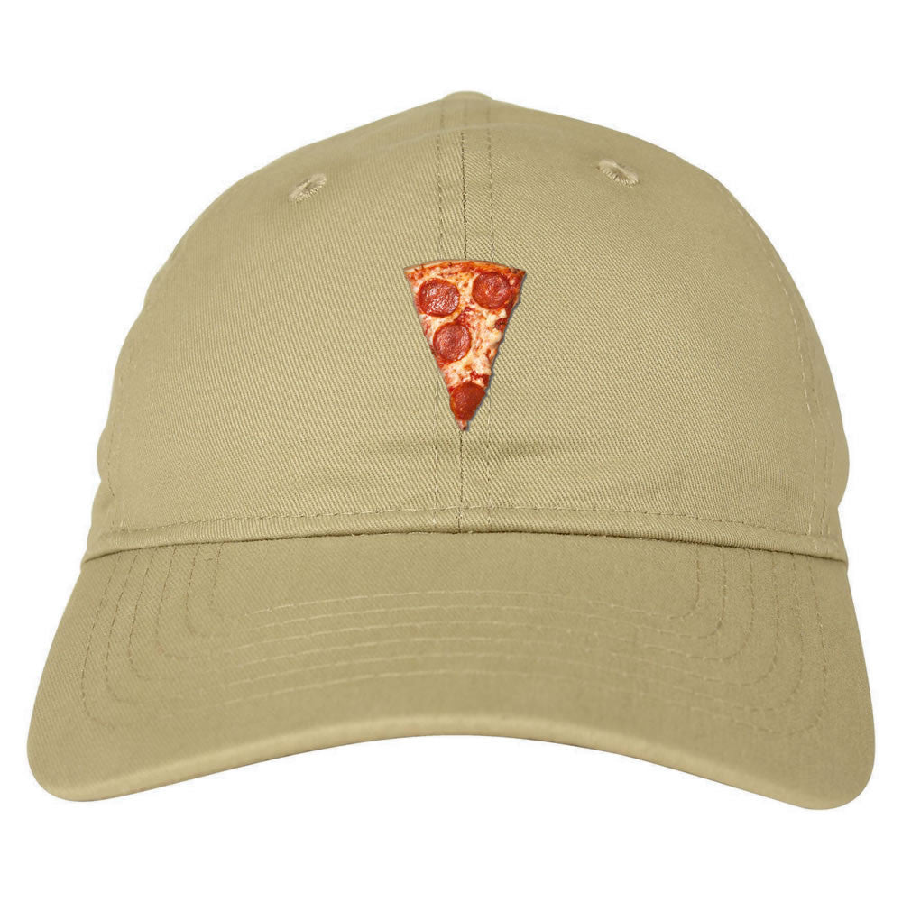 Real Pizza with Pepperoni Emoji Meme Dad Hat Cap