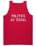 Politics As Usual Hiphop Lyrics Jay 23 Z Old School Tank Top In Red by Kings Of NY