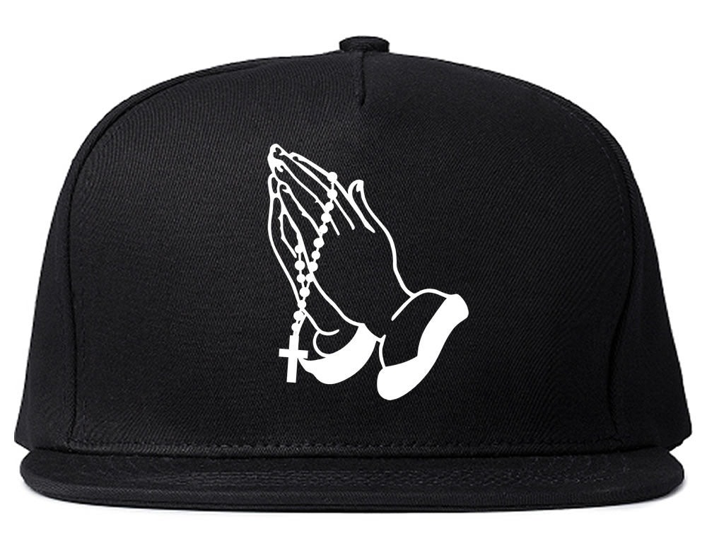 Prayer Hands Praying Rosary Snapback Hat Cap by Kings Of NY