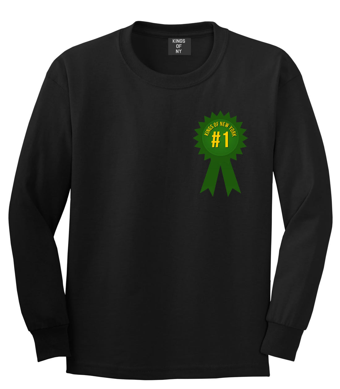 Grand Prize Champions Long Sleeve T-Shirt in Black