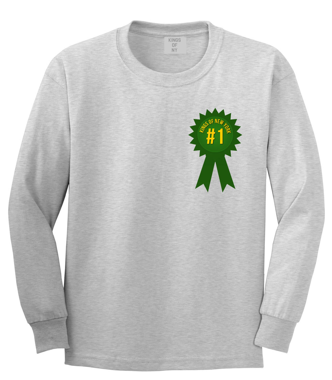 Grand Prize Champions Long Sleeve T-Shirt in Grey