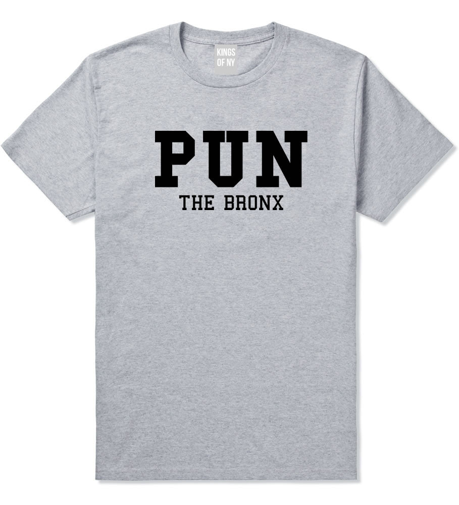 Pun The Bronx T-Shirt in Grey by Kings Of NY