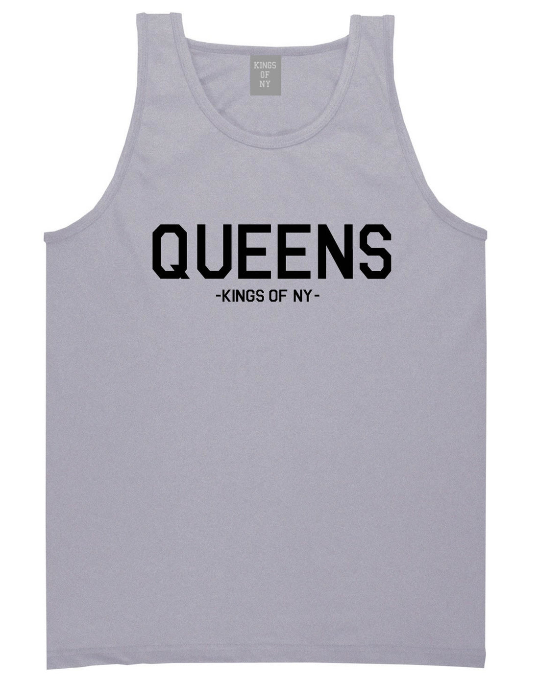 Queens LI New York Tank Top in Grey