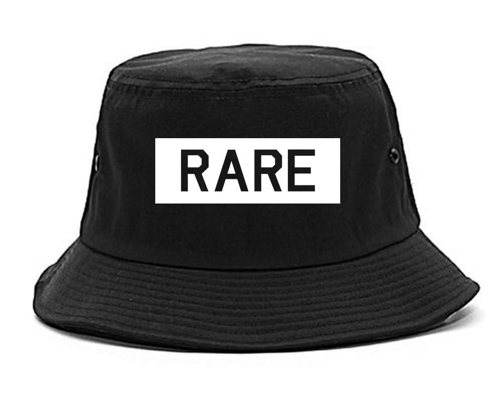 Rare College Block Bucket Hat in Black by Kings Of NY