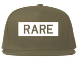 Rare College Block Snapback Hat in Grey by Kings Of NY