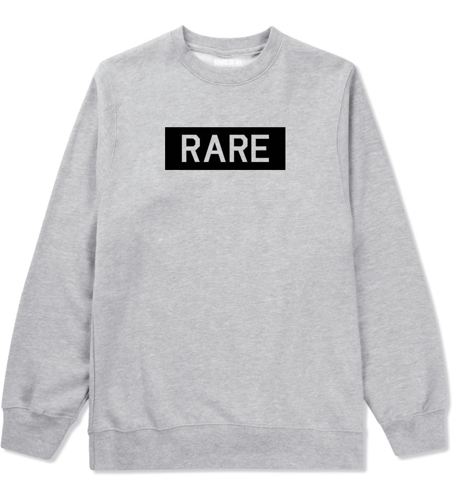 Rare College Block Boys Kids Crewneck Sweatshirt in Grey by Kings Of NY