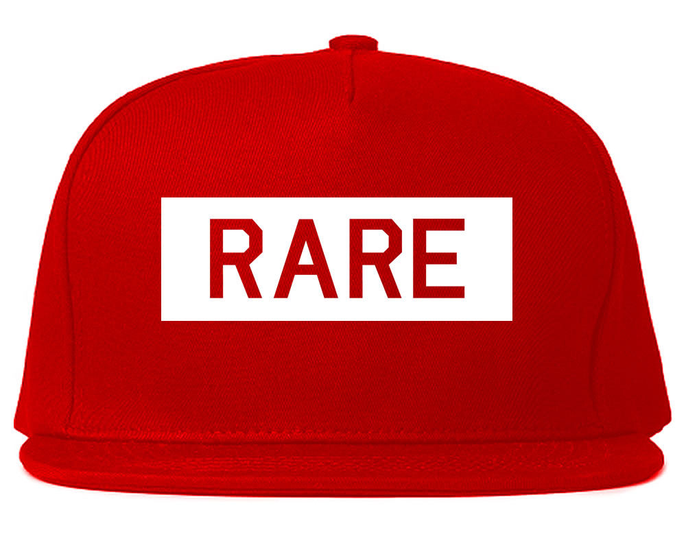 Rare College Block Snapback Hat in Red by Kings Of NY