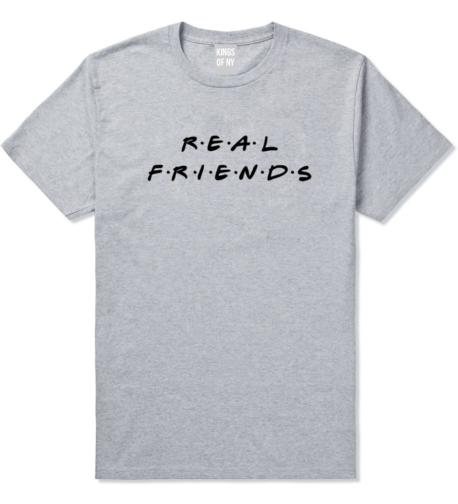 Real Friends T-Shirt in Grey
