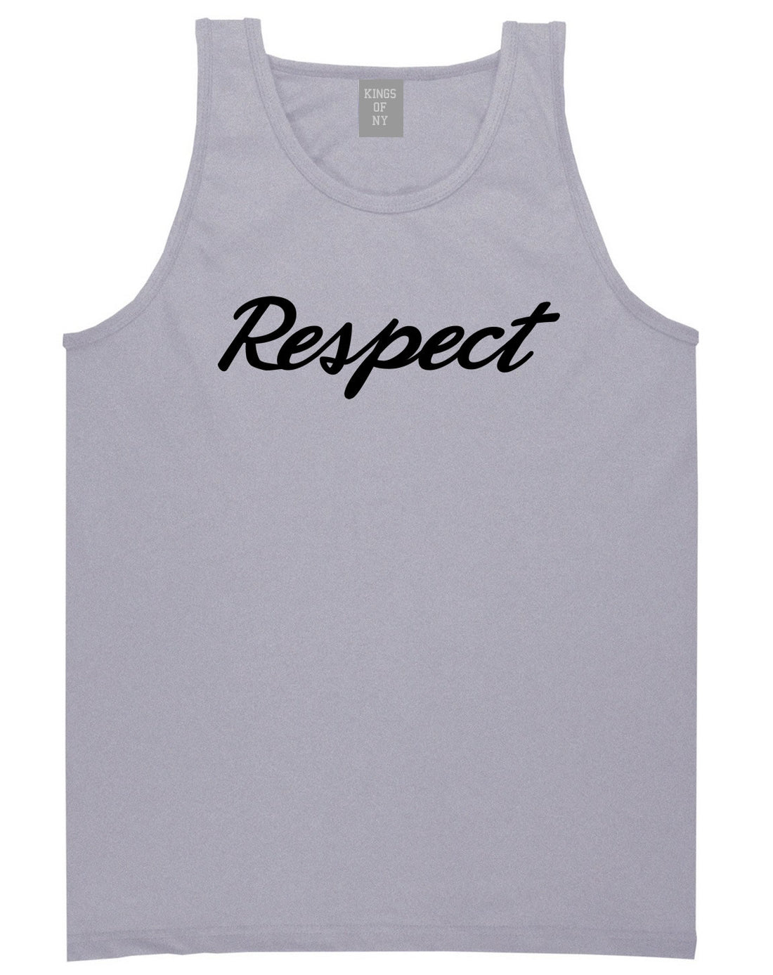 Kings Of NY Respect Tank Top in Grey