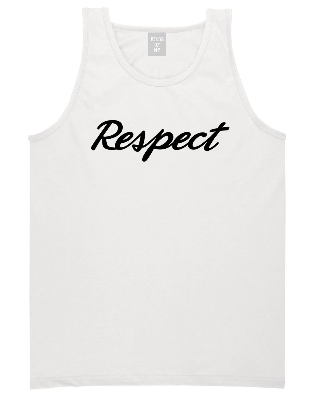 Kings Of NY Respect Tank Top in White