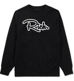 Rich Money Fab Style New York Richie NYC Crewneck Sweatshirt In Black by Kings Of NY