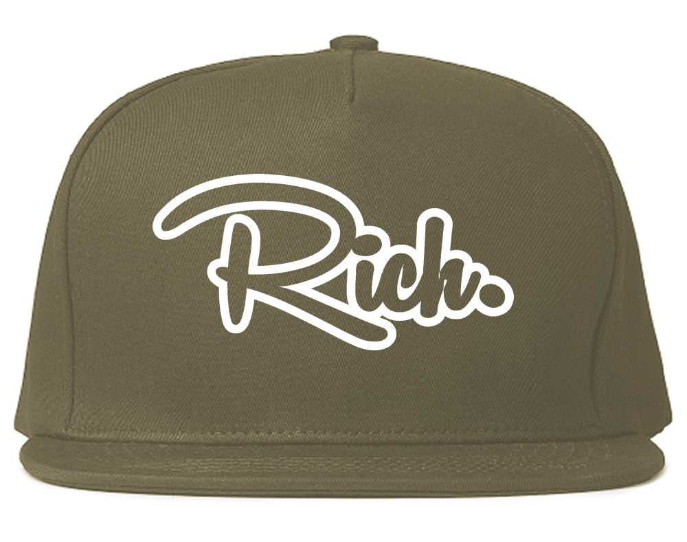Rich Script Snapback Hat By Kings Of NY