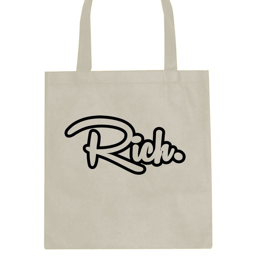 Rich Script Tote Bag By Kings Of NY