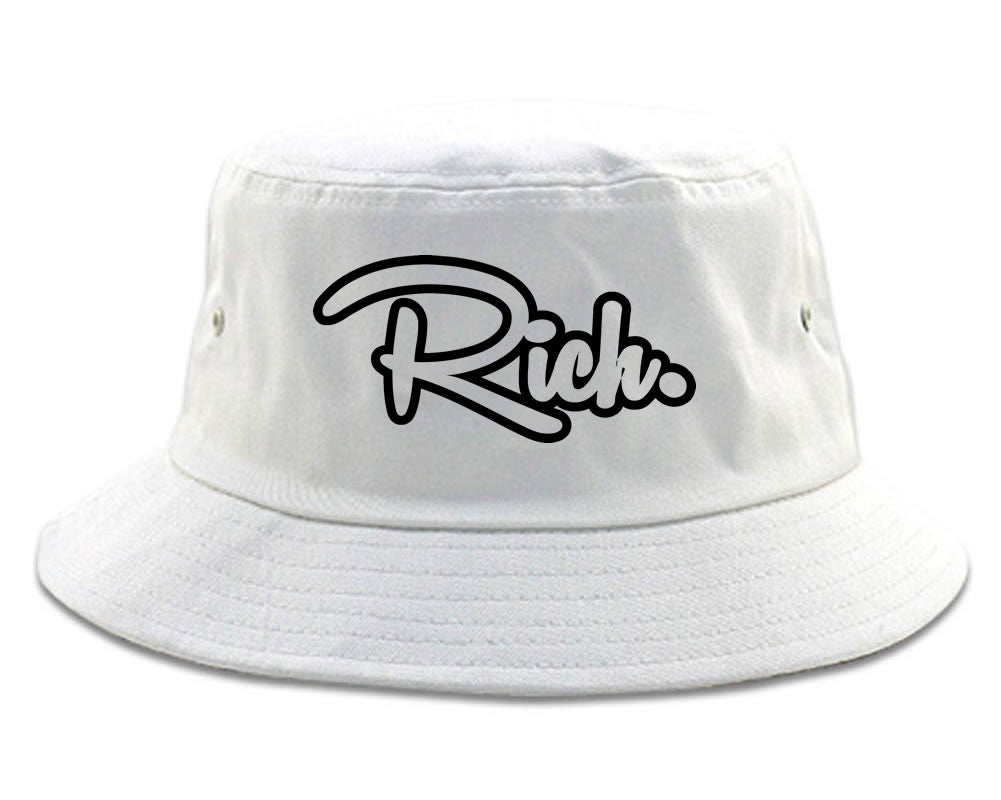 Rich Script Bucket Hat By Kings Of NY
