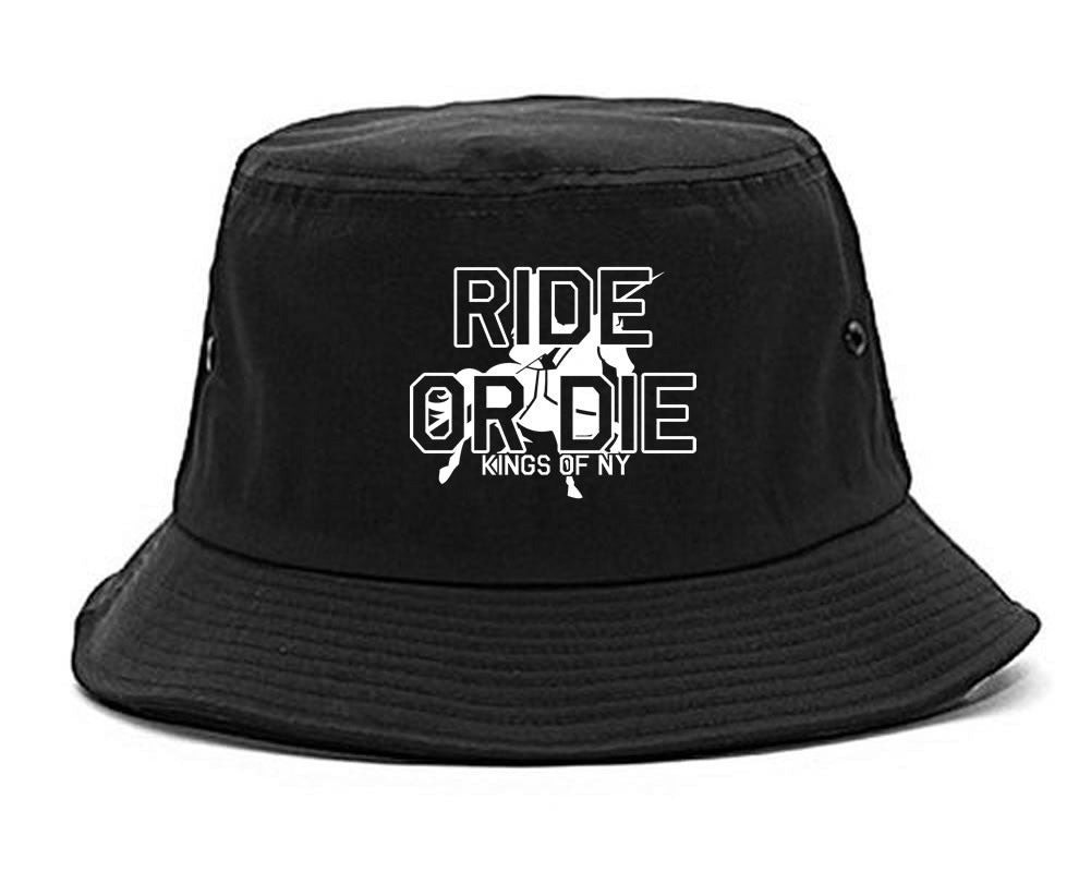Ride Or Die Horse Riding Bucket Hat by Kings Of NY