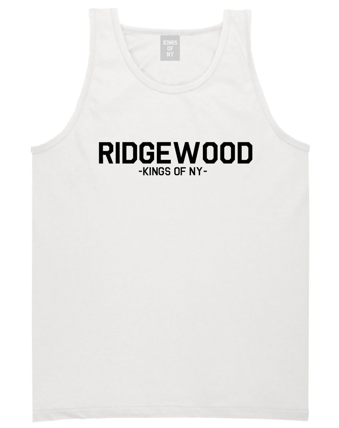 Ridgewood Queens New York Tank Top in White