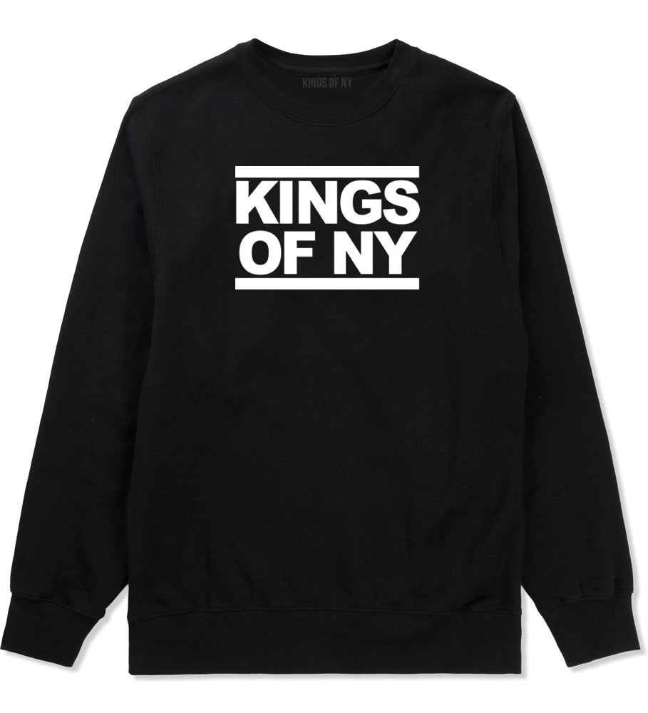 Kings Of NY Run DMC Logo Style Crewneck Sweatshirt in Black By Kings Of NY
