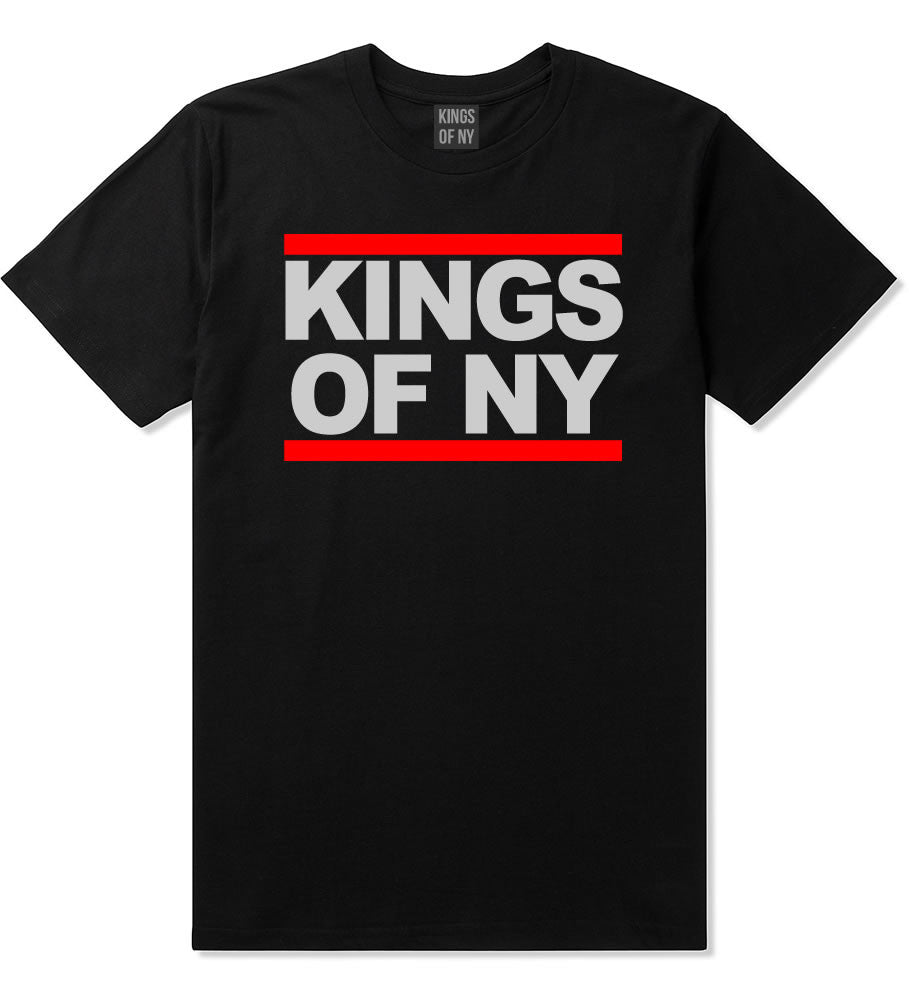 Kings Of NY Run DMC Logo Style T-SHIRT in Black By Kings Of NY