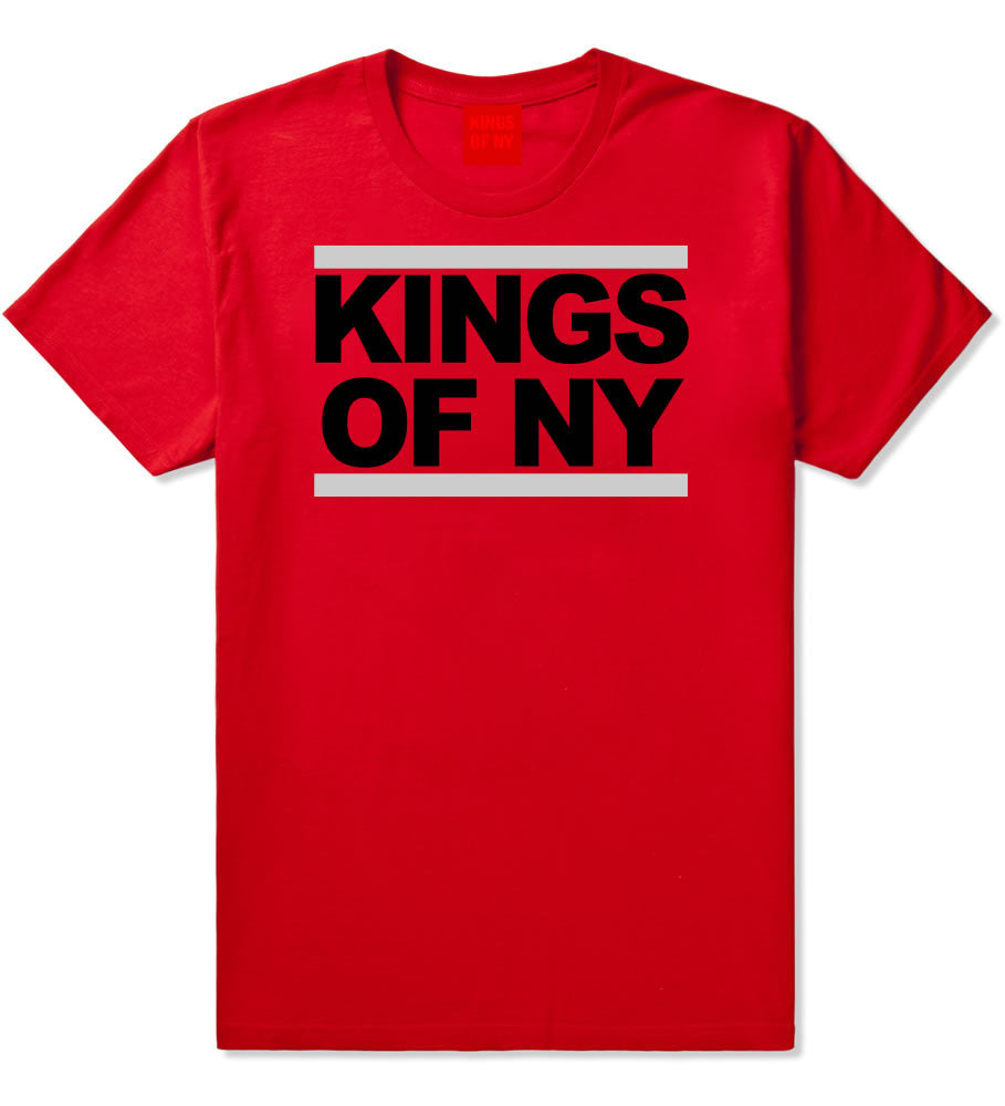 Kings Of NY Run DMC Logo Style T-SHIRT in Red By Kings Of NY