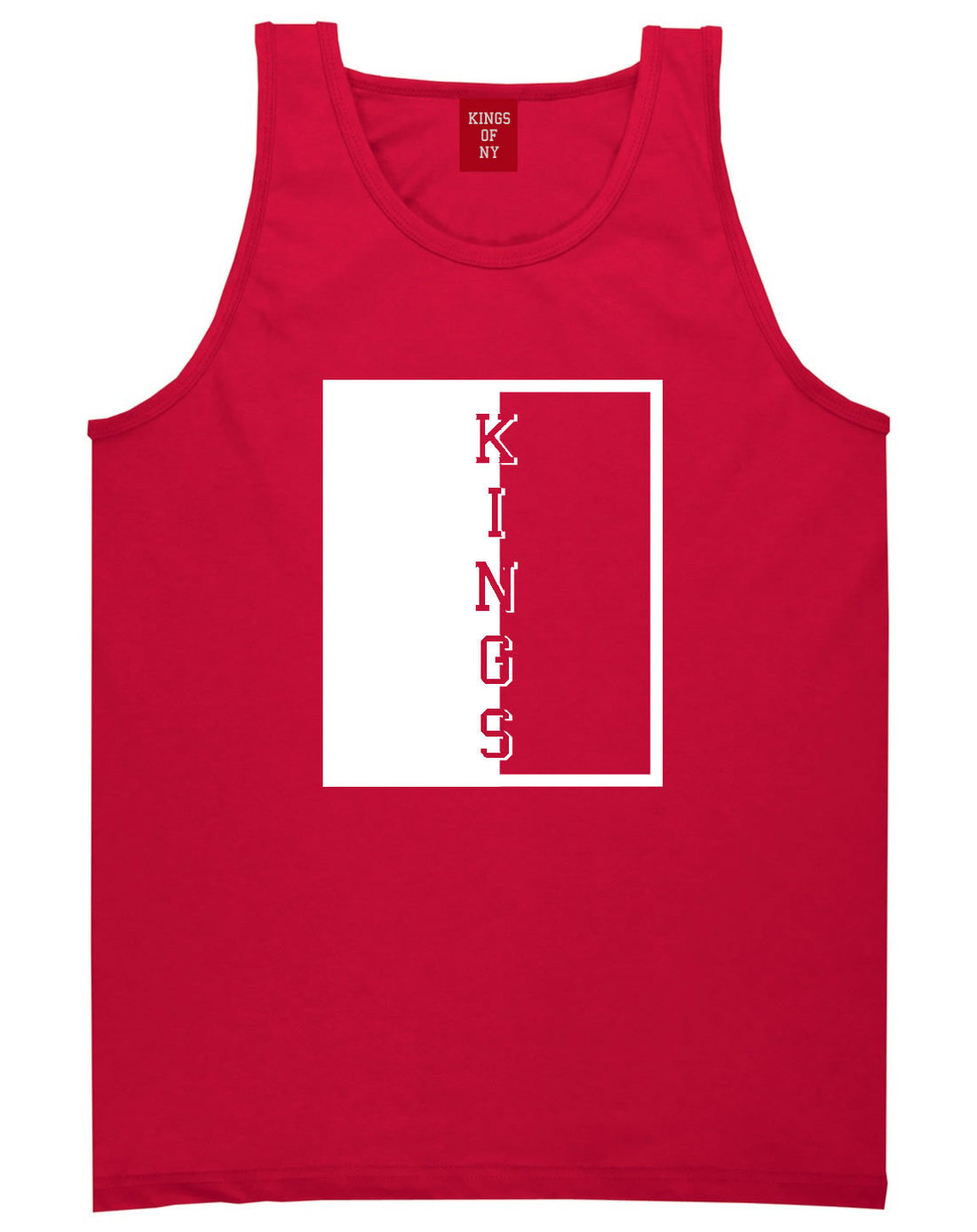 Scarface New York Tony Montana Tank Top in Red by Kings Of NY