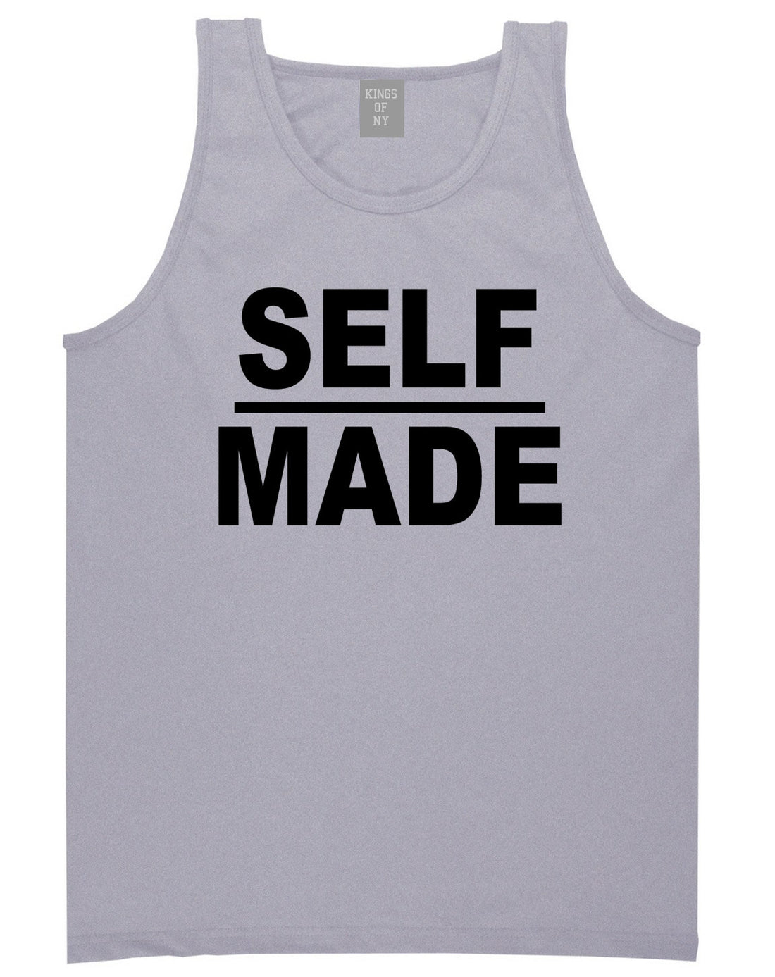 Kings Of NY Self Made Tank Top in Grey