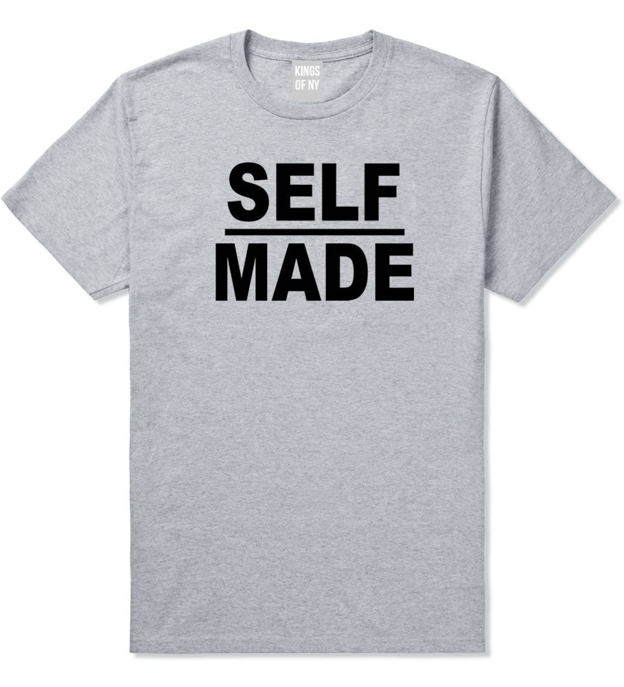 Kings Of NY Self Made T-Shirt in Grey