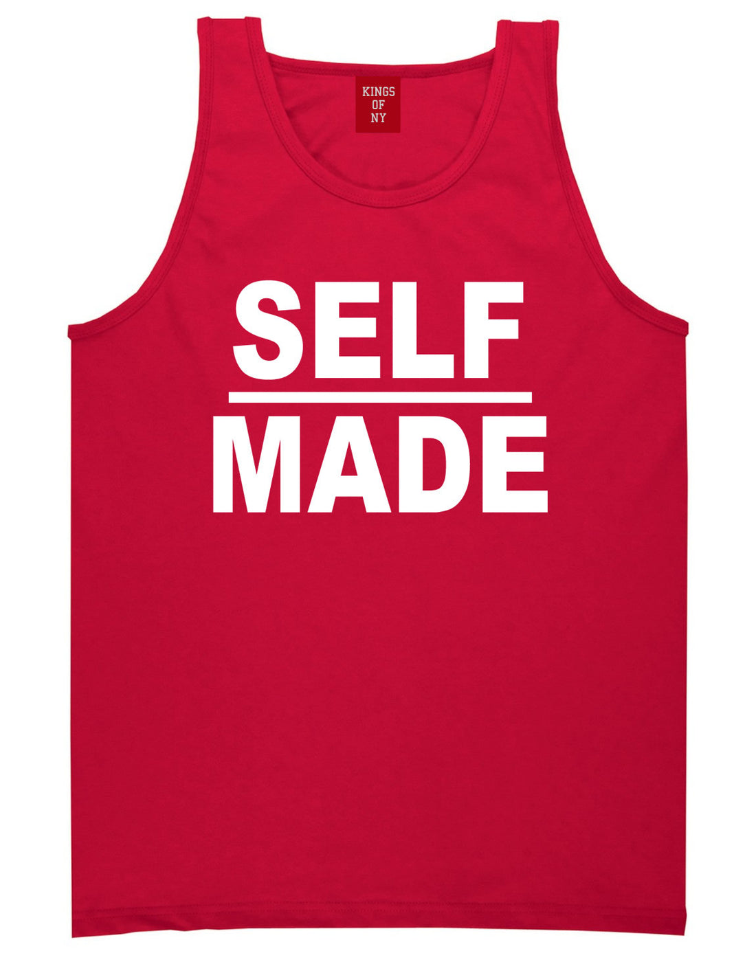 Kings Of NY Self Made Tank Top in Red