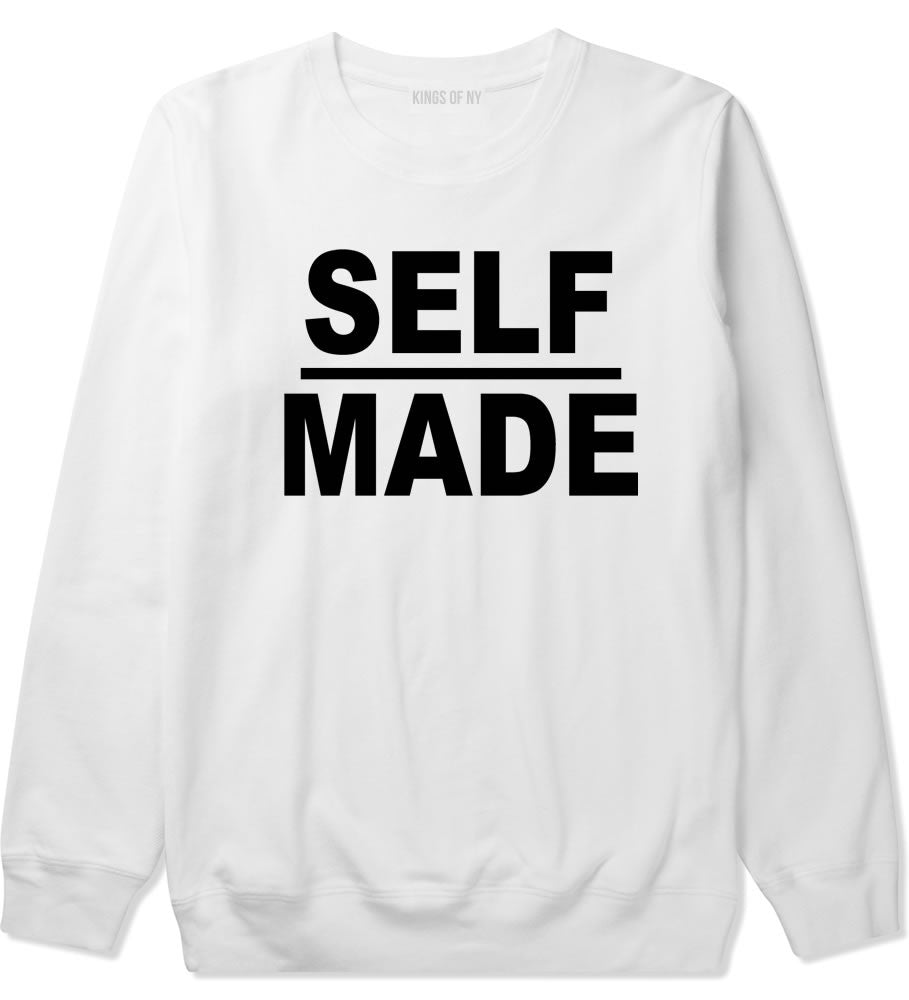 Kings Of NY Self Made Crewneck Sweatshirt in White